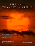 the 2012 transit of venus - Astronomical Society of the Pacific