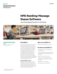 HPE NonStop Message Queue Software Java Messaging System