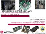 Heterogeneous Computing at USC - cse.sc.edu