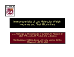 Immunogenicity of Low Molecular Weight Heparins and Their