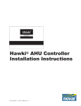 Hawki® AHU Controller Installation Instructions