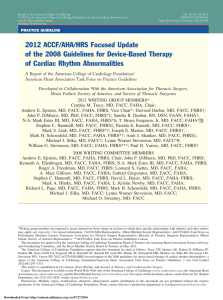 2012 ACCF/AHA/HRS Focused Update of the 2008 Guidelines for