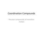CoordinationCompounds