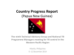 TB Epidemiology - WHO Western Pacific Region