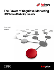 The Power of Cognitive Marketing: IBM Watson Marketing Insights