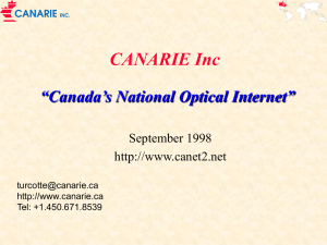 What is an Optical Internet?