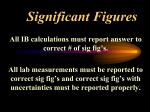 Significant Figures - Red Hook Central Schools