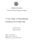Physiotherapy approaches for Low Back pain