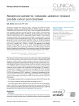 Abiraterone acetate for metastatic castration