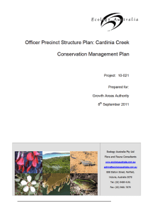 Conservation Management Plan 2011