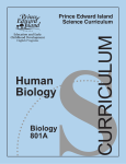 Biology 801A: Human Biology