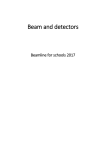 Beam and detectors - A Beamline for Schools
