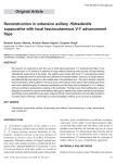 Original Article Reconstruction in extensive axillary Hidradenitis