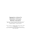 Aggregation schemes for binarization techniques. Methods