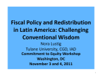 CEQ Fiscal Policy and Redistribution in Latin America