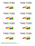 TAKS Toss Cards - movingbeyondworksheets