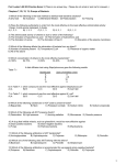 Prof. Lester`s BI 203 Practice Exam 3