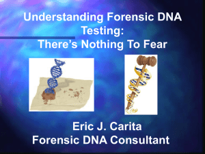 11-17-11 DNA Lecture - Kings County Criminal Bar Association