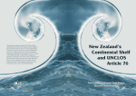 New Zealand`s Continental Shelf and UNCLOS