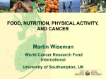 Food, nutrition and physical activity