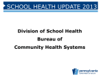 School Health Update 2 - Pennsylvania Association of Pupil
