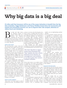 Why big data is a big deal
