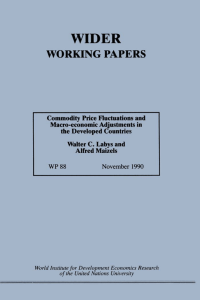 commodity price fluctuations and macro - unu-wider