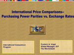 Purchasing Power Parities: Statistics to Describe the World