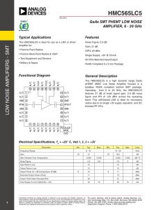 HMC565LC5 Datasheet