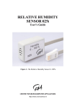 relative humidity sensor 025 - CMA