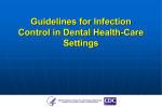 Guidelines for Infection Control in Dental Health