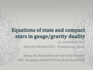 Equations of state and compact stars in gauge/gravity duality