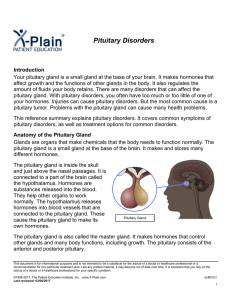 Pituitary Disorders - Patient Education Institute