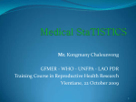 Medical statistics