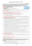 Drug Information Sheet("Kusuri-no-Shiori") Internal Published: 09