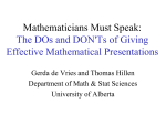 Mathematicians Must Speak