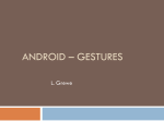Android Gestures Lecture