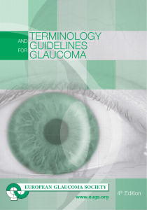 terminology guidelines glaucoma