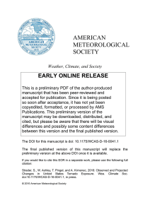 PDF - AMS Journals - American Meteorological Society