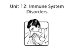 Unt 12 Immune System Disorders Powerpoint