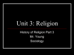 Unit 3: Religion - Taylor County Schools