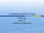 Date Rape - Hackettstown School District
