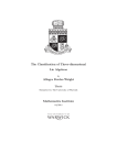 The Classification of Three-dimensional Lie Algebras