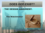 3 The Design Argument