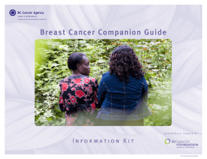 Breast Cancer Companion Guide