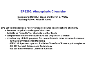 SEA LEVEL - Atmospheric Chemistry Modeling Group