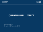 Quantum Hall Effect - Bildungsportal Sachsen