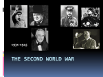 The Second World War - cacgrade8laandhistory