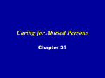Caring for Abused Persons PPT