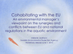 Cohabitating with the EU An environmental manager`s